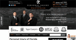 Desktop Screenshot of personalinjuryofflorida.com