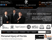 Tablet Screenshot of personalinjuryofflorida.com